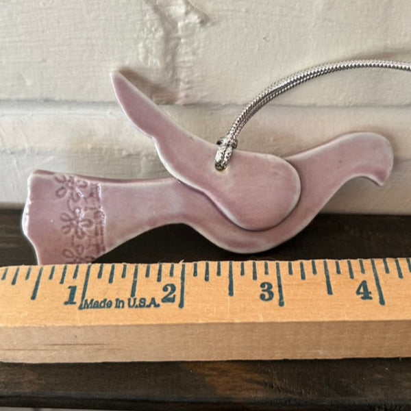 Dove Ornament, Purple