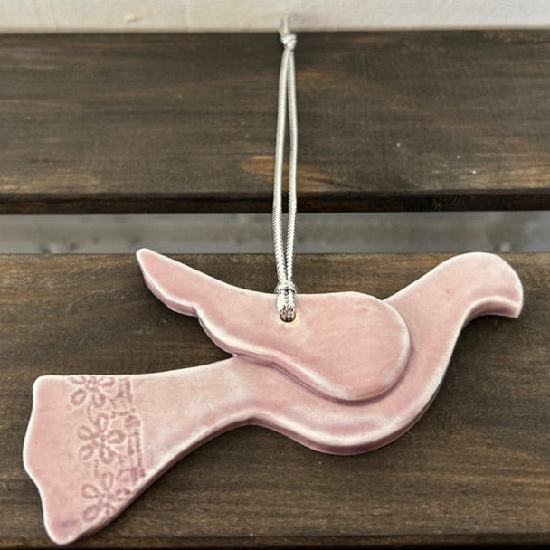 Dove Ornament, Purple