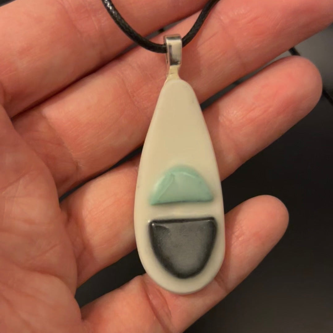 Porcelain Pendant “Color Block”