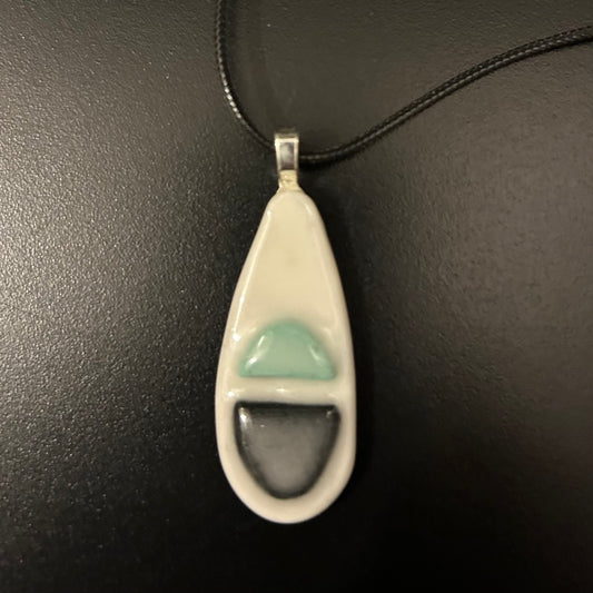 Porcelain Pendant “Color Block”